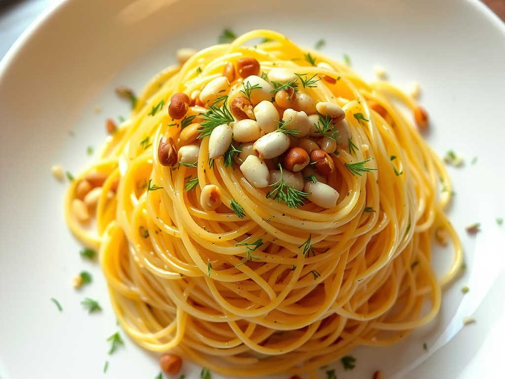 Çam Fıstıklı Tereyağlı Tel Şehriye