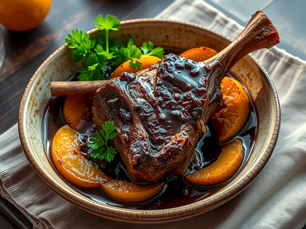 Ayva ve Tarçınlı Kuzu İncik