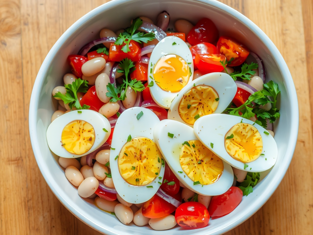 Piyaz - Kuru Fasulye Salatası