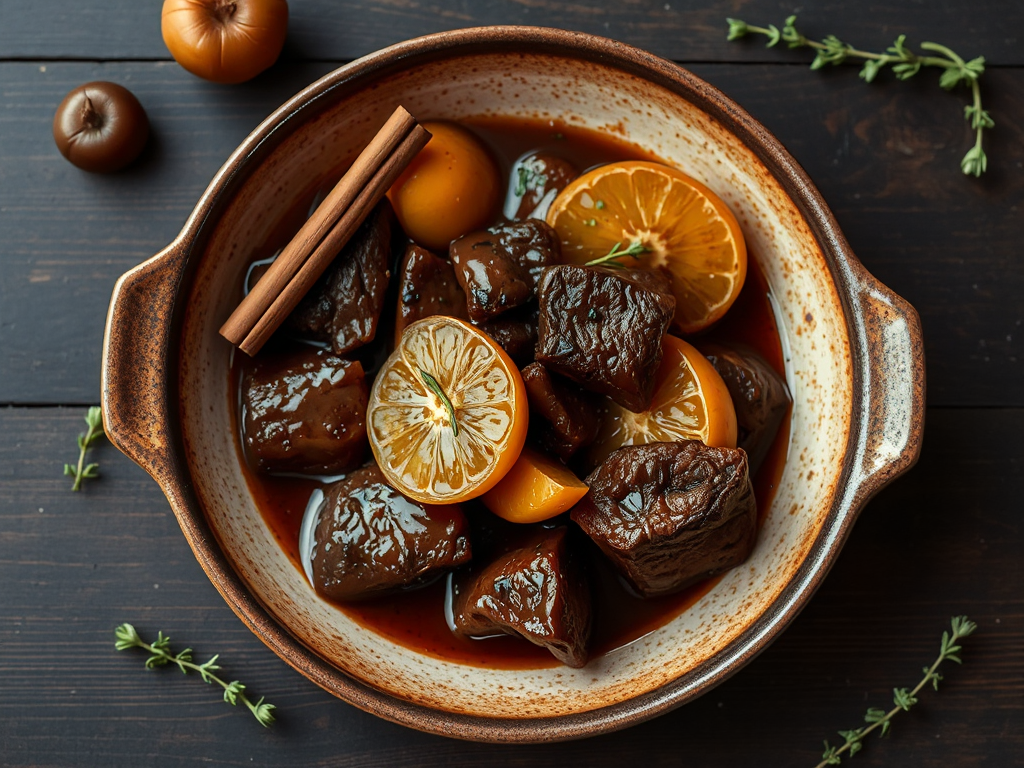 Ayva ve Kestaneli Kuzu Kapama