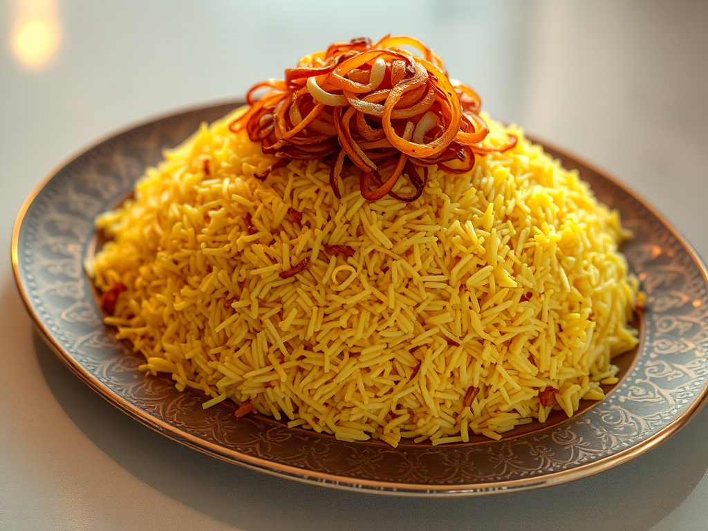Safranlı ve Şehriyeli Pirinç Pilavı