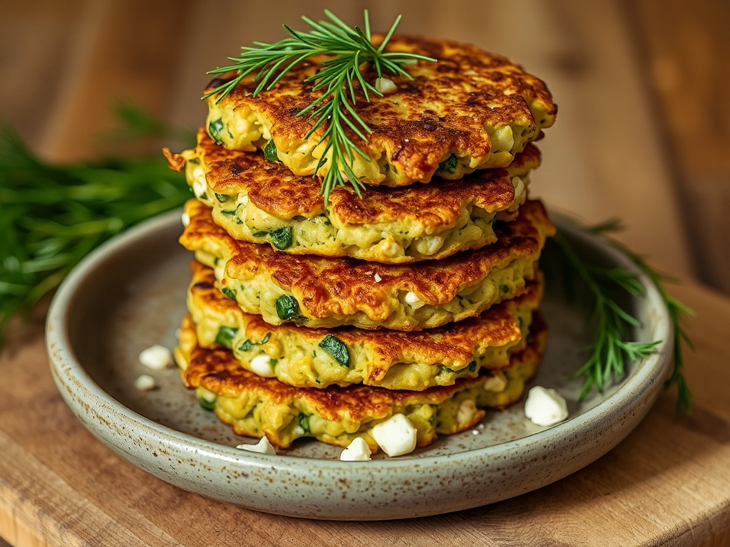 Kabak Mücver Beyaz Peynirli