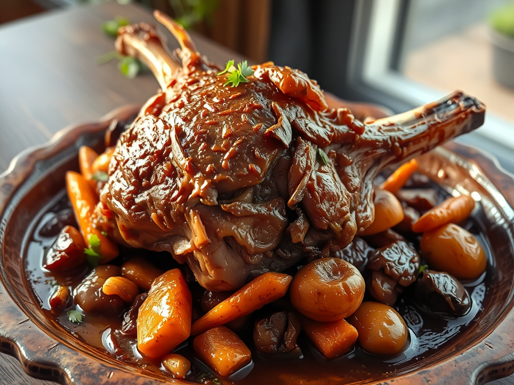 Kuzu Tandir - Slow-Roasted Lamb Shoulder with Cumin and Garlic