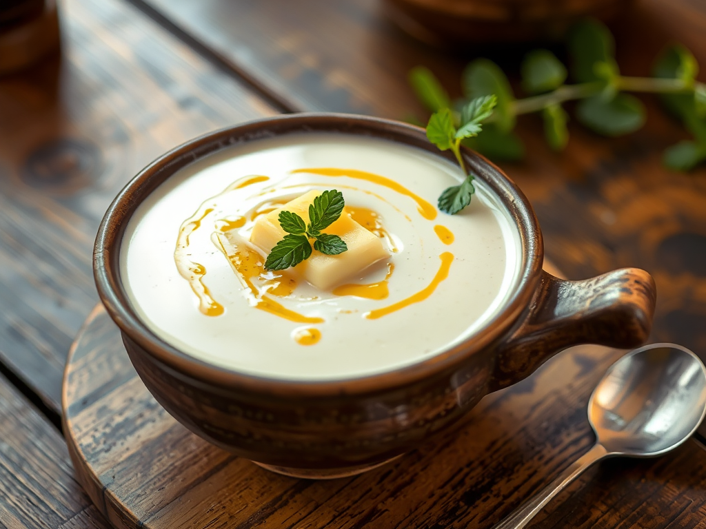 Yayla Çorbası - Turkish Yogurt and Rice Soup with Dried Mint