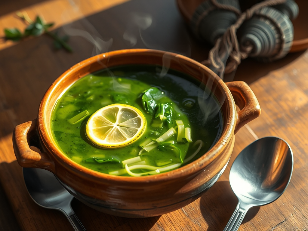 Ispanaklı Şehriyeli Çorba