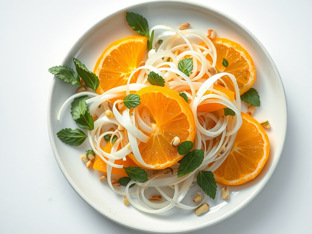 Crisp Fennel and Orange Salad with Pistachios and Mint