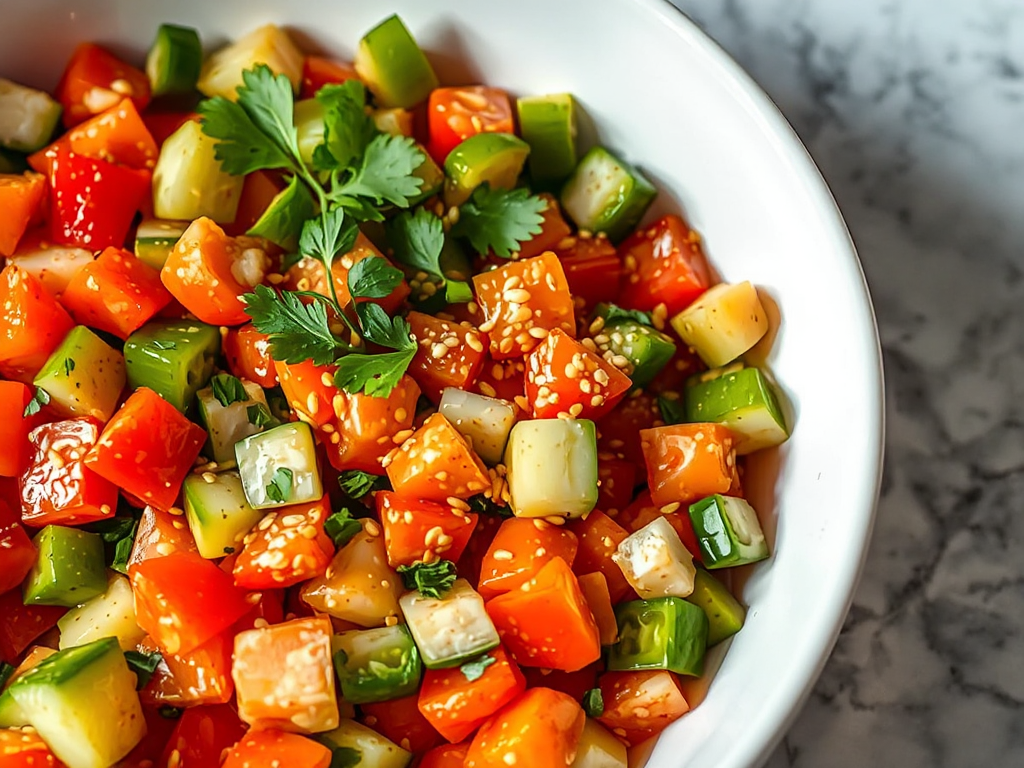 Tahinli Çoban Salatası