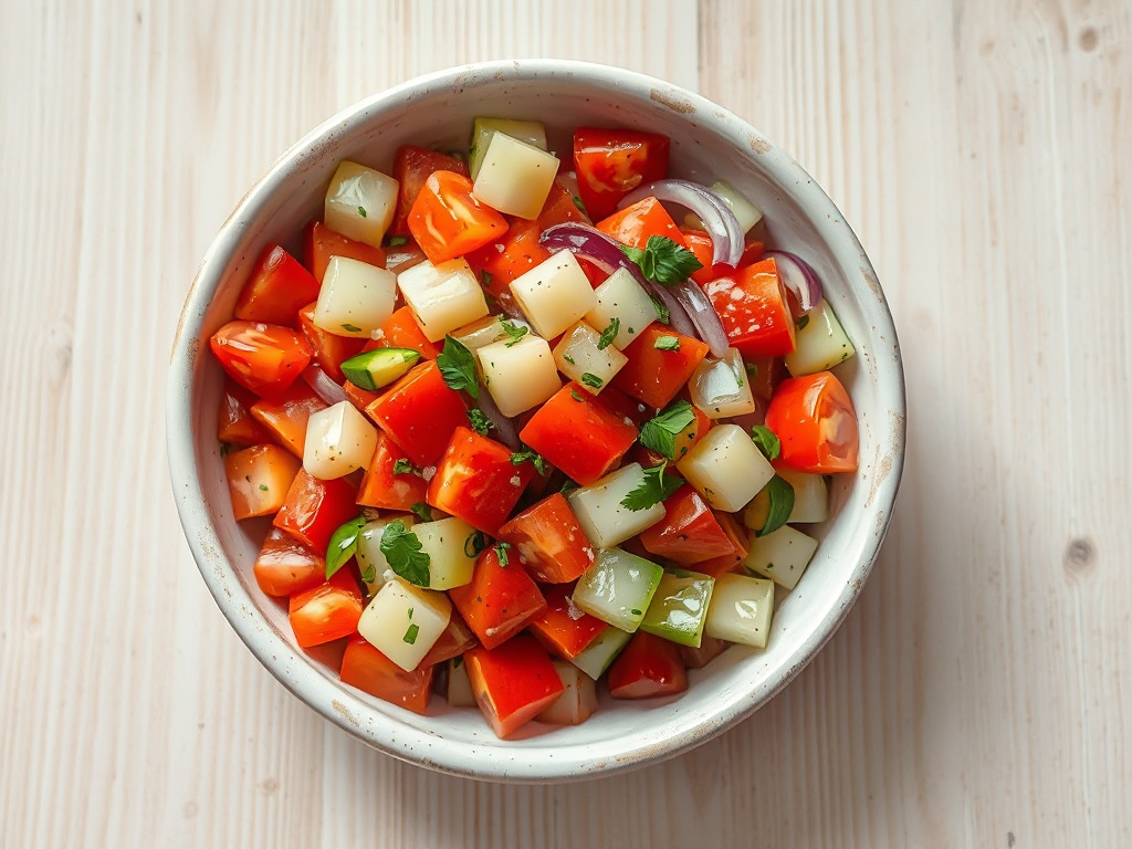 Çoban Salatası - Klasik Kıyılmış Çoban Salatası
