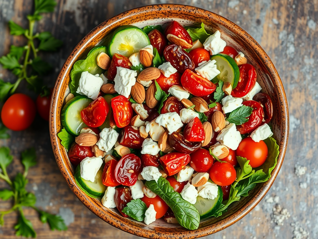 Girit Ezmesi - Domatesli Bademli Girit Usulü Salata