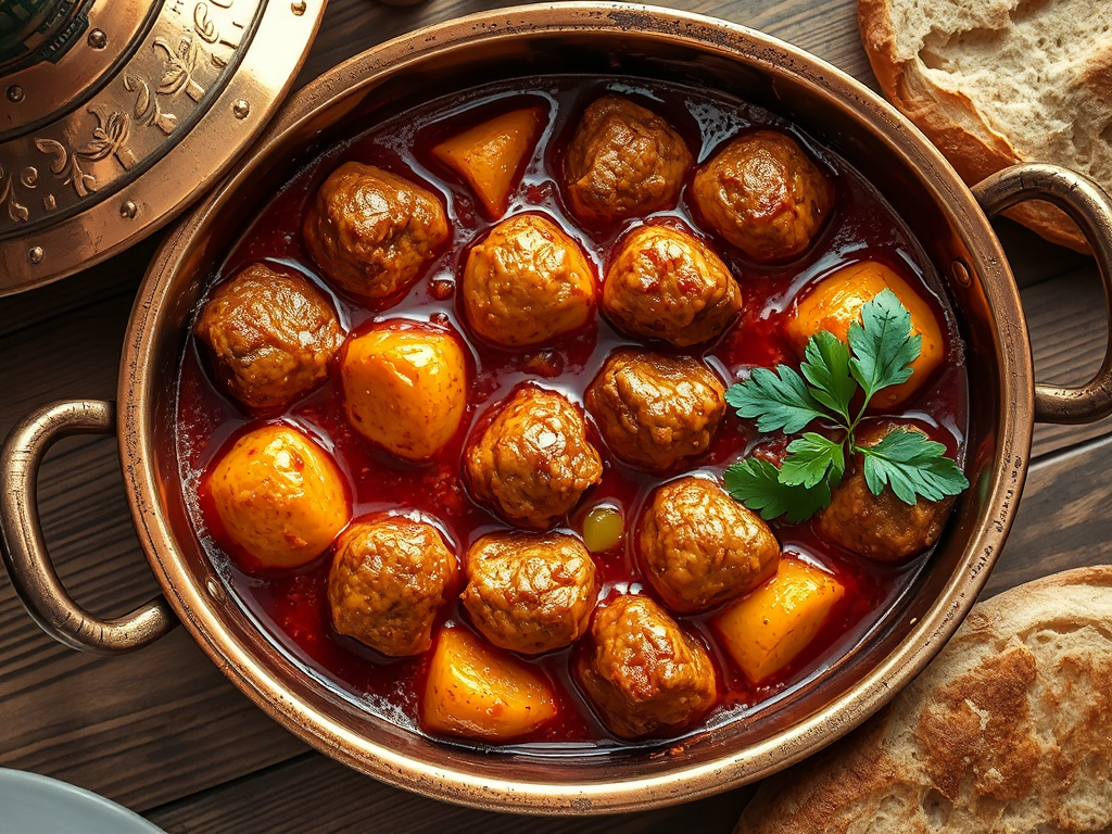 İzmir Köfte - Patatesli Domates Soslu Köfte